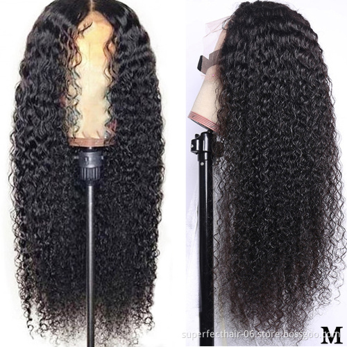 4*4 Transparent Lace Wig Remy Human Hair Wigs For Black Women Brazilian Hair Lace Wig